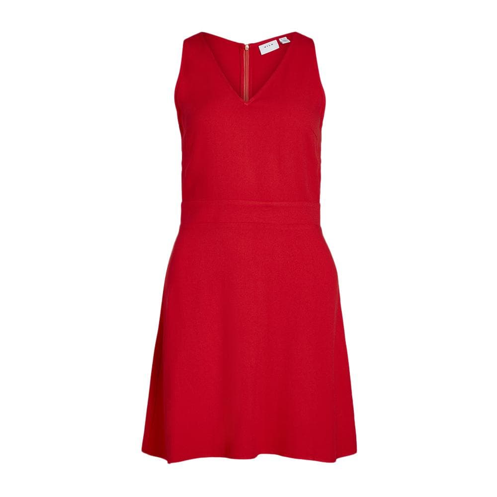 Robe Rouge Femme Vila Viliane 1