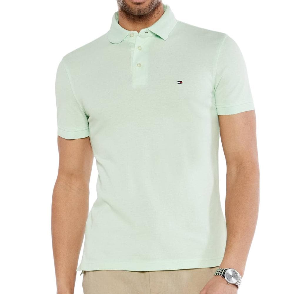 Polo Vert clair Homme Tommy Hilfiger 1985 1