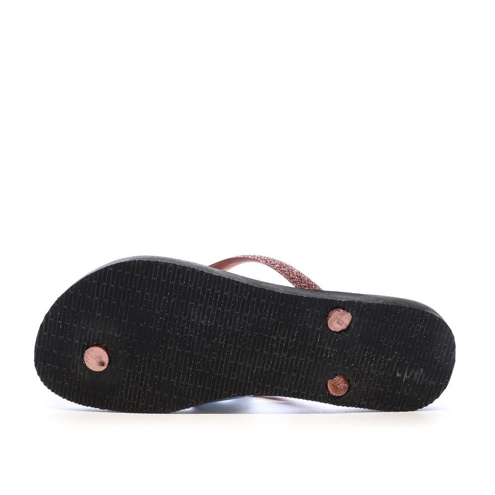 Tongs Noir/Rose Havaianas Slim Animal Infradito 2