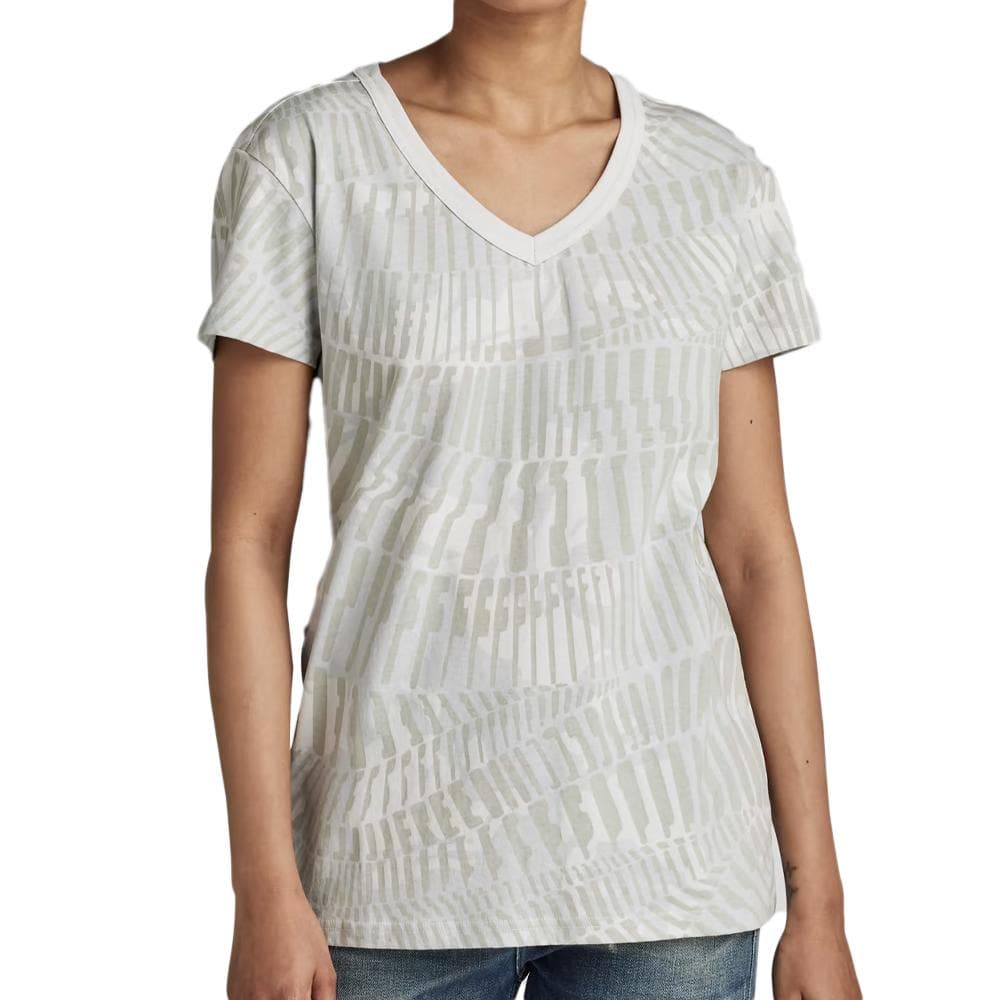 T-shirt Gris Femme All Over Print D21210 1