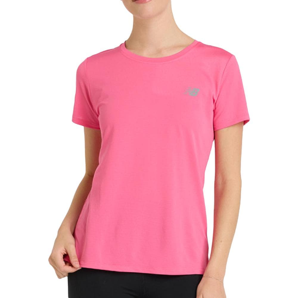 T-Shirt de Sport Rose Femme New Balance Sport Sleeve 1