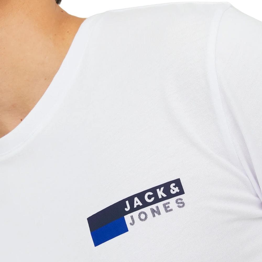 T-Shirt Blanc Garçon Jack & Jones Corpss 3