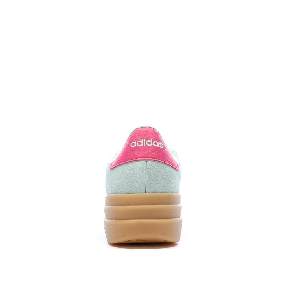 Baskets Vertes/Roses Fille Adidas Vl Court Bold 3