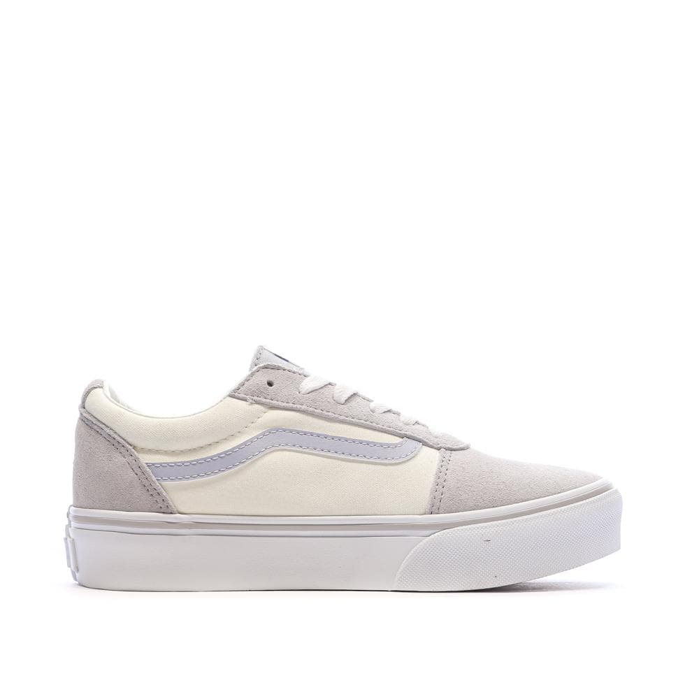 Baskets Beige Femme Vans Ward Platform 2