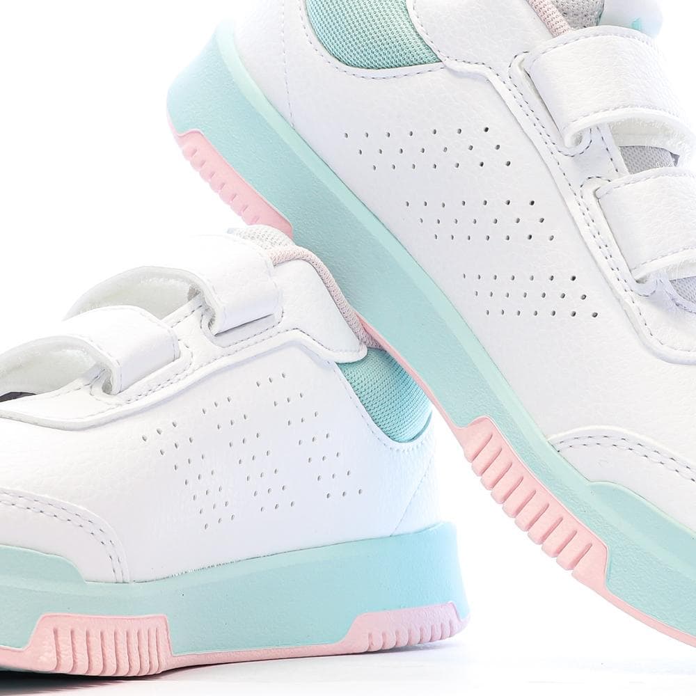 Baskets Blanche/Rose Fille Adidas Tensaur Sport 2.0 7