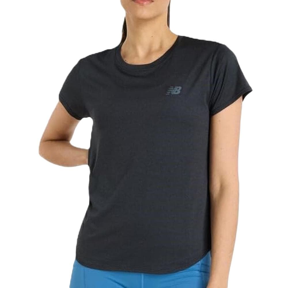 T-Shirt Noir Femme New Balance Sport 1
