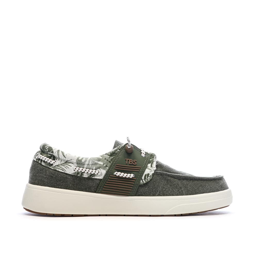 Chaussures Bateau Vertes Homme TBS Geo 2