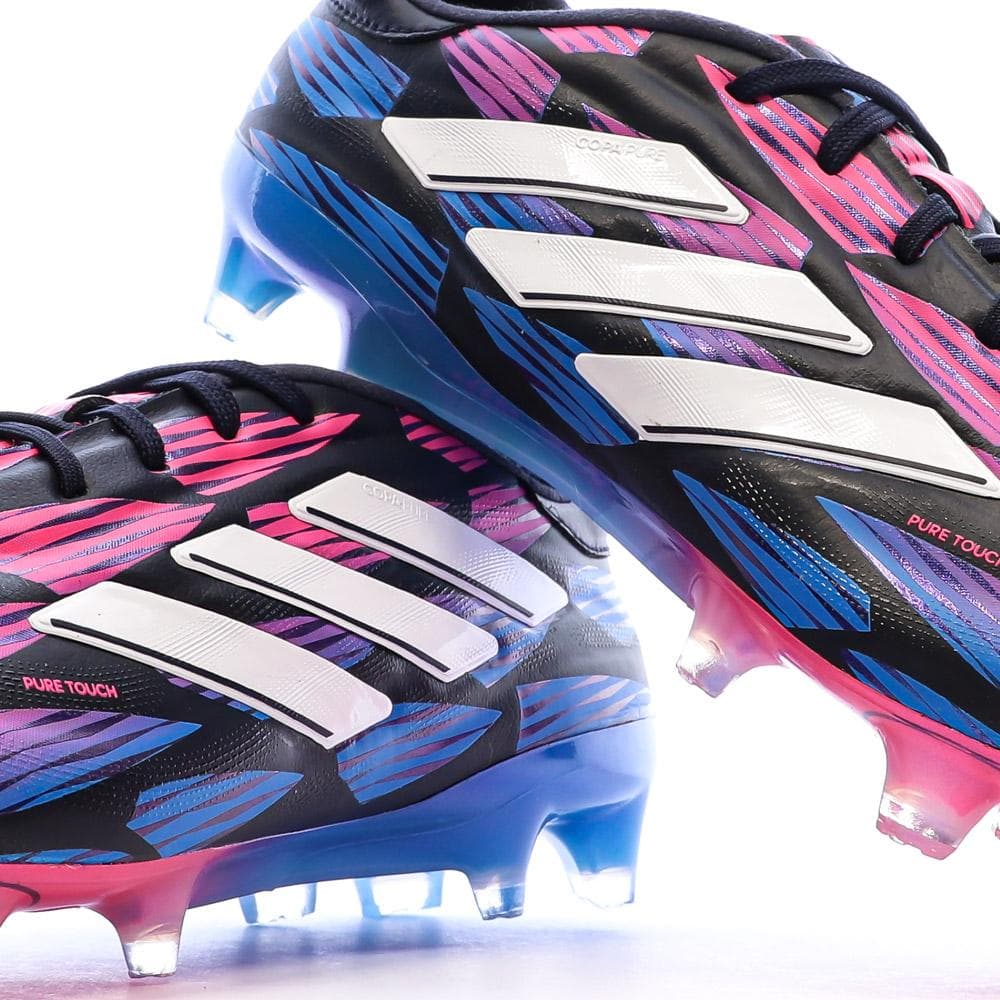 Chaussures de Foot Noir/Rose/Bleu Adidas Copa Pure 2 Elite FG 7