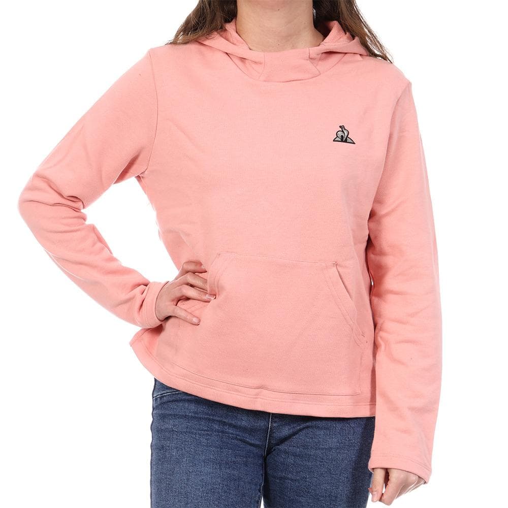 Sweat à Capuche Rose Femme Le Coq Sportif Hoody N°8 1