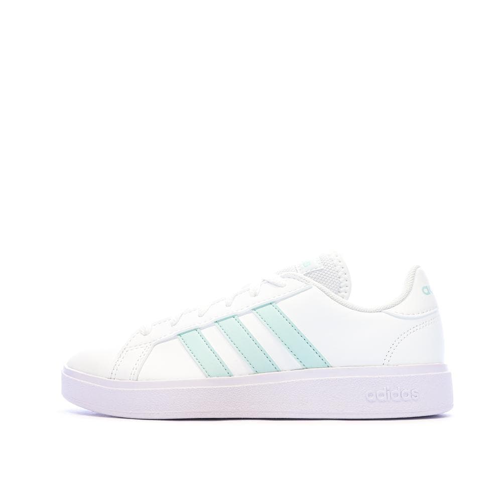 Baskets Blanches/Turquoises Femme Adidas Grand Court Base 2.0 1