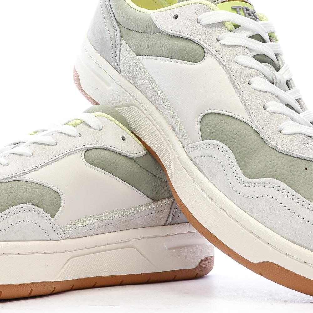 Baskets Crème/Verte Homme TBS ALMERIO 7