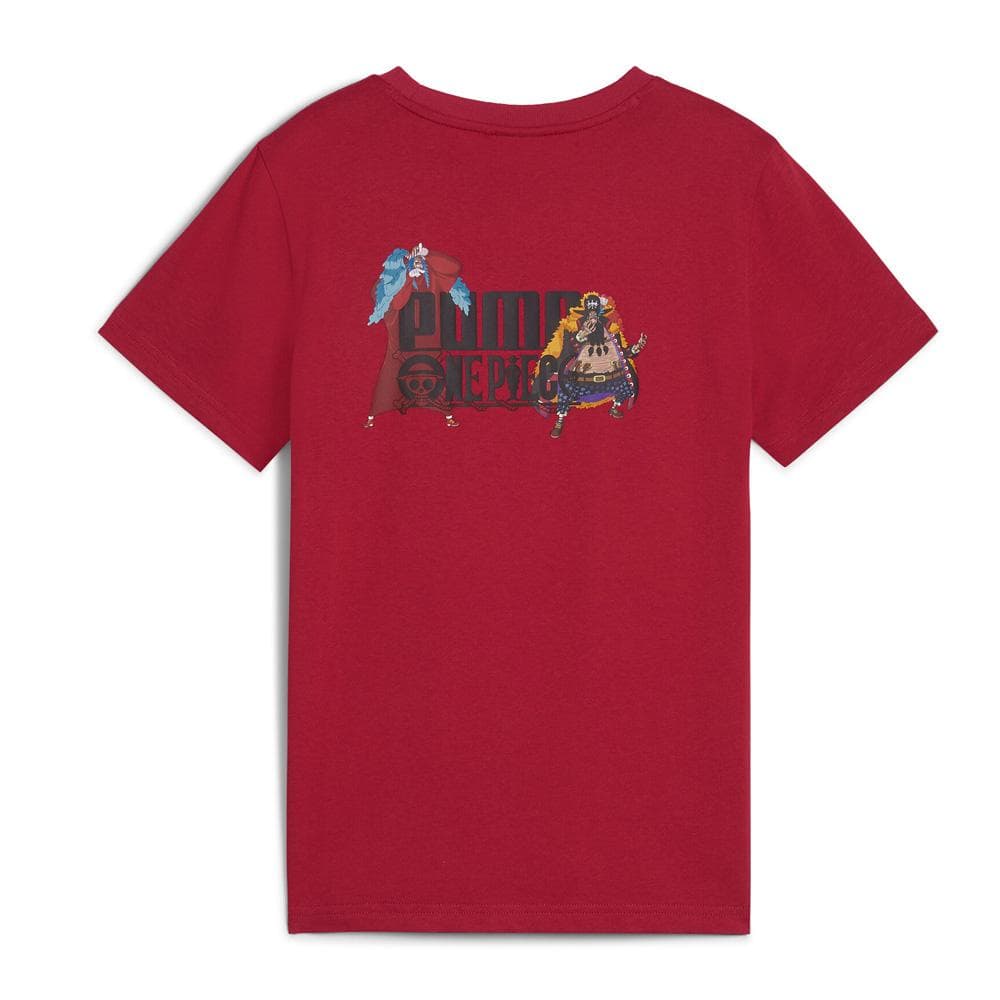 T-Shirt Rouge Garçon Puma X One Piece Graphic 2