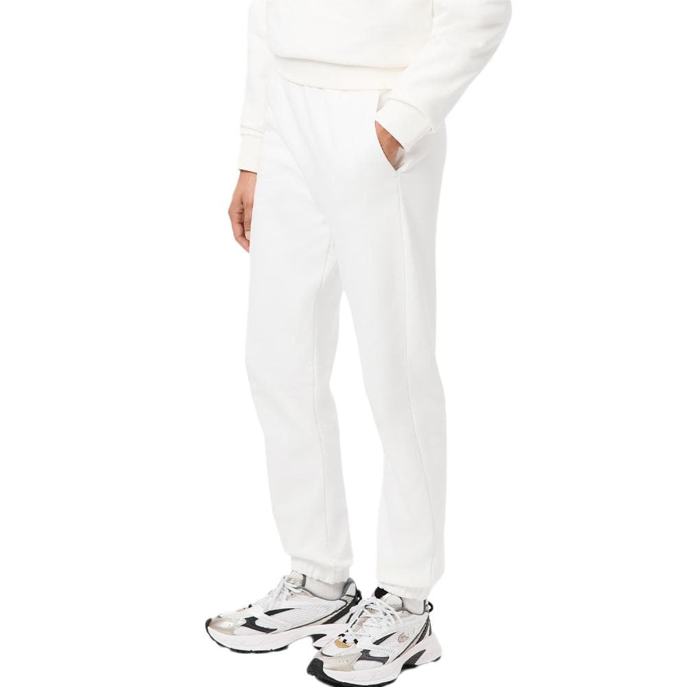 Jogging Blanc Femme Lacoste Fleece 1