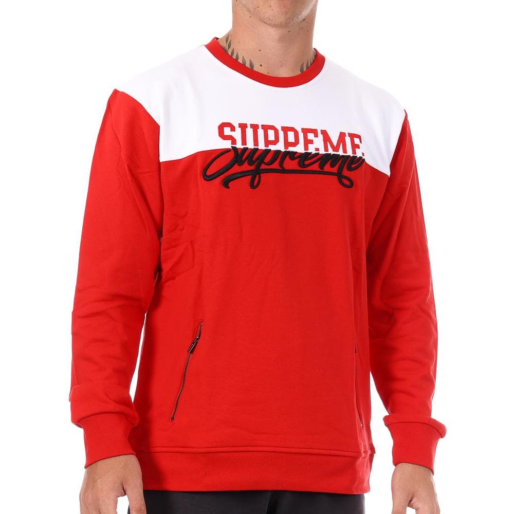 Sweat Rouge Homme Supreme Grip Twoface 1