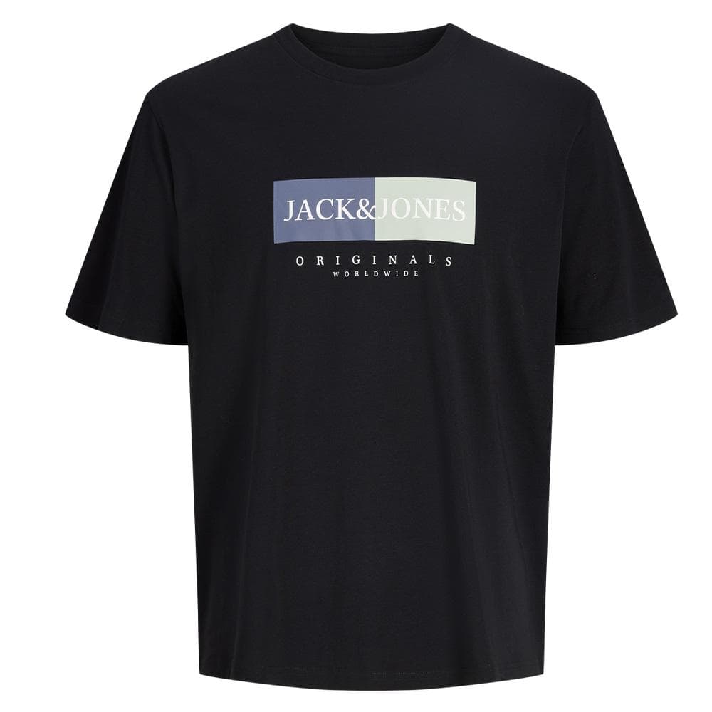 T-Shirt Noir Homme Jack & Jones Frederiksberg 1