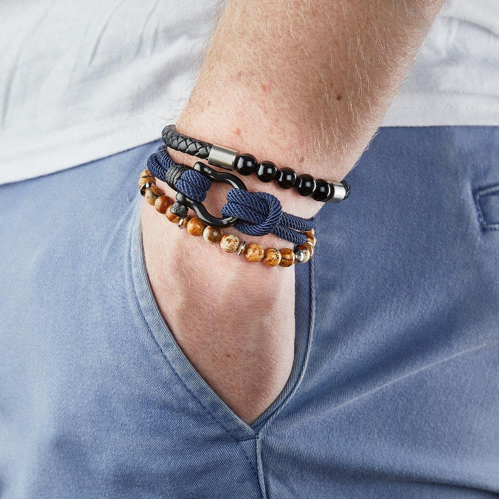 Bracelet Marron/Acier Homme Geographical Norway 315058 2