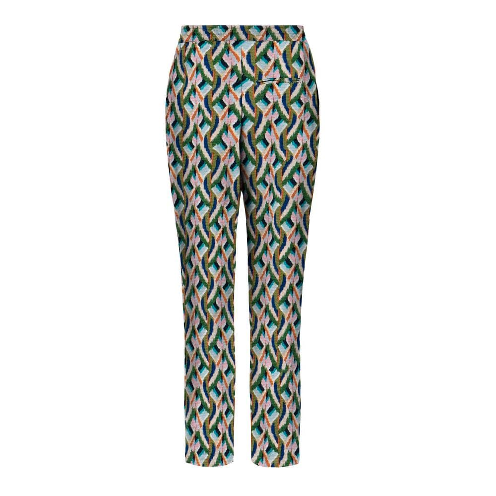 Pantalon Vert/Bleu à Motifs Femme Only 2