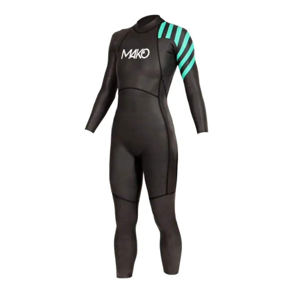 Combinaison Néoprène Mako Hali Plus Noir Vert Femme 1