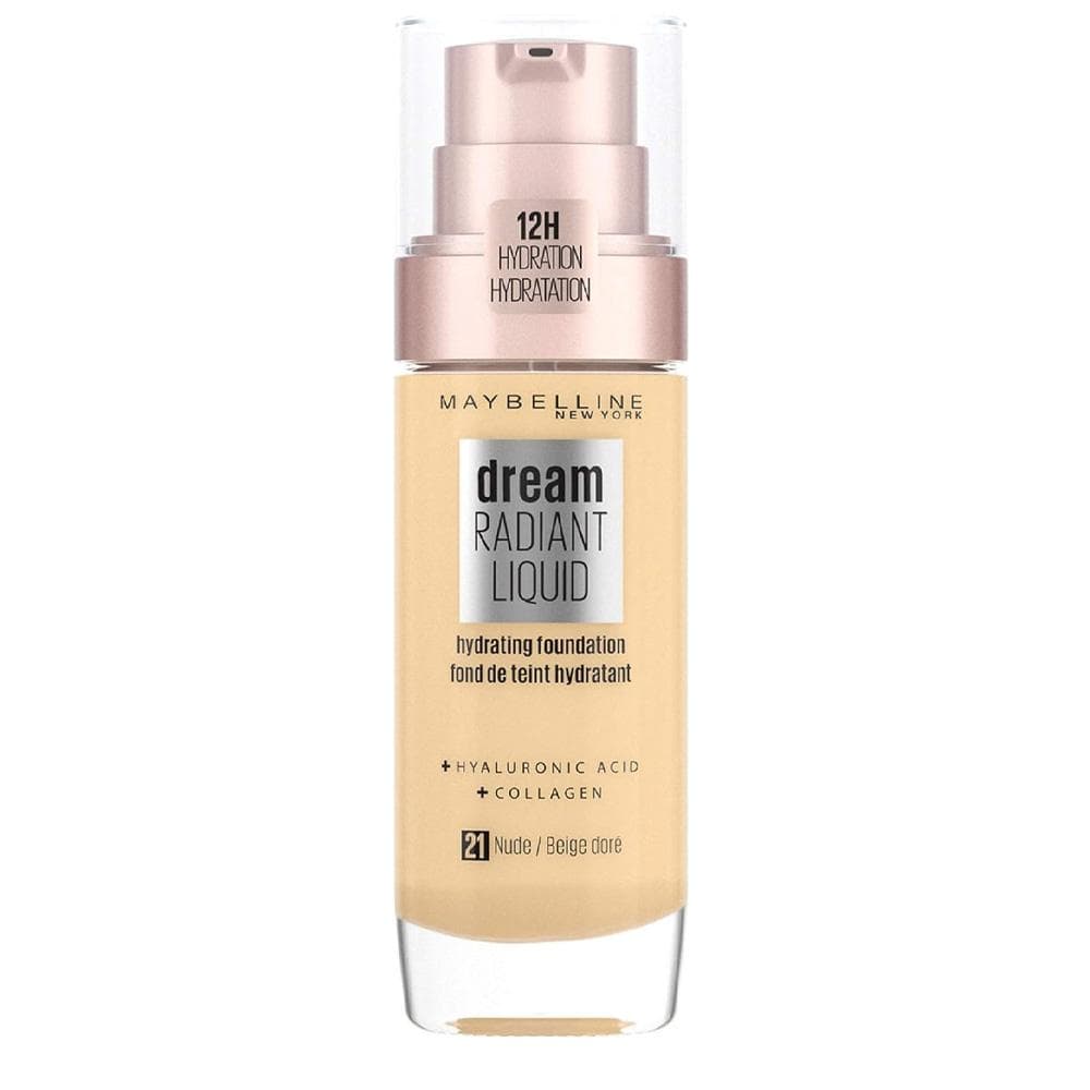 Fond de teint Dream Radiant Liquid Gemey Maybelline 21 Nude 1
