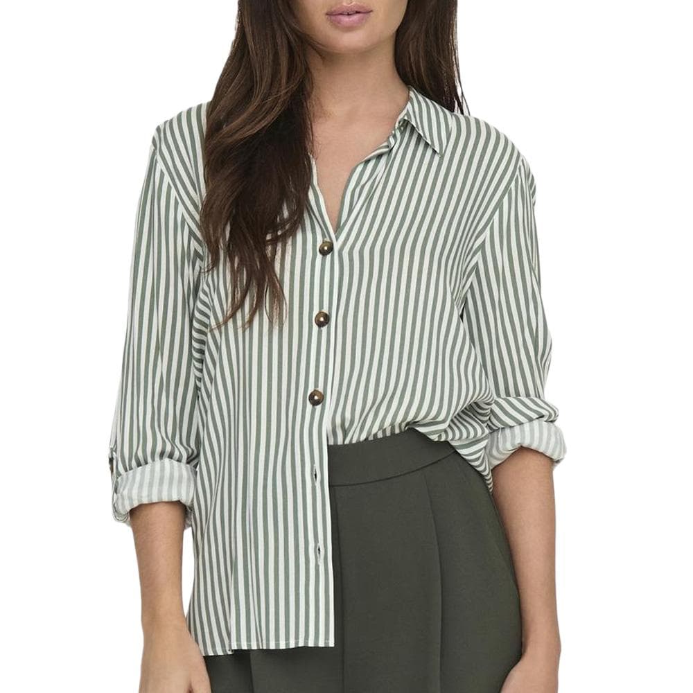 Chemise Blanc/Kaki Femme JDY Laurel 1