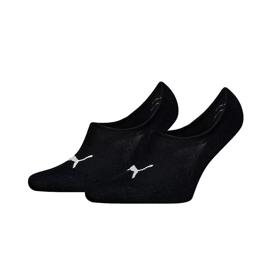 X2 Paires de Chaussettes Noir Mixte Puma Socks Footie 1