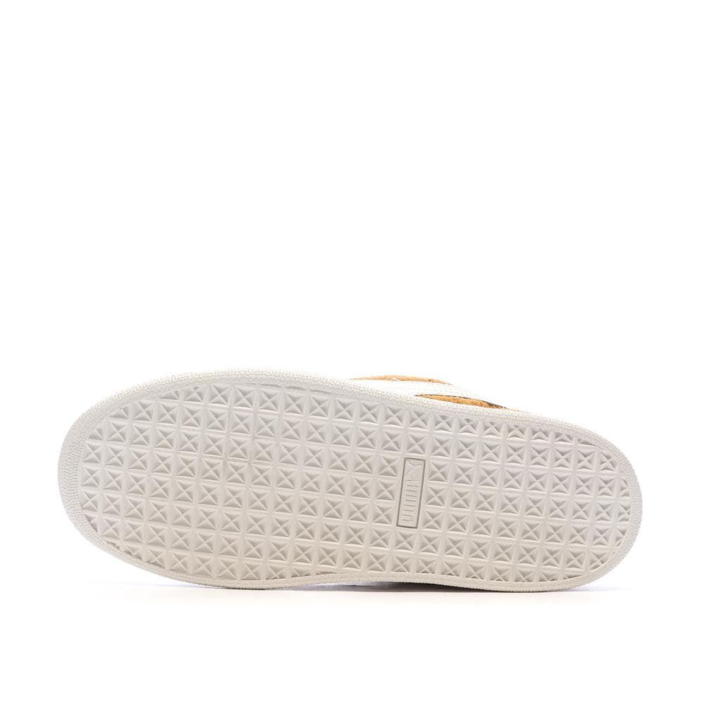 Baskets Jaune/Blanche Homme Puma Suede Xl Hairy 5
