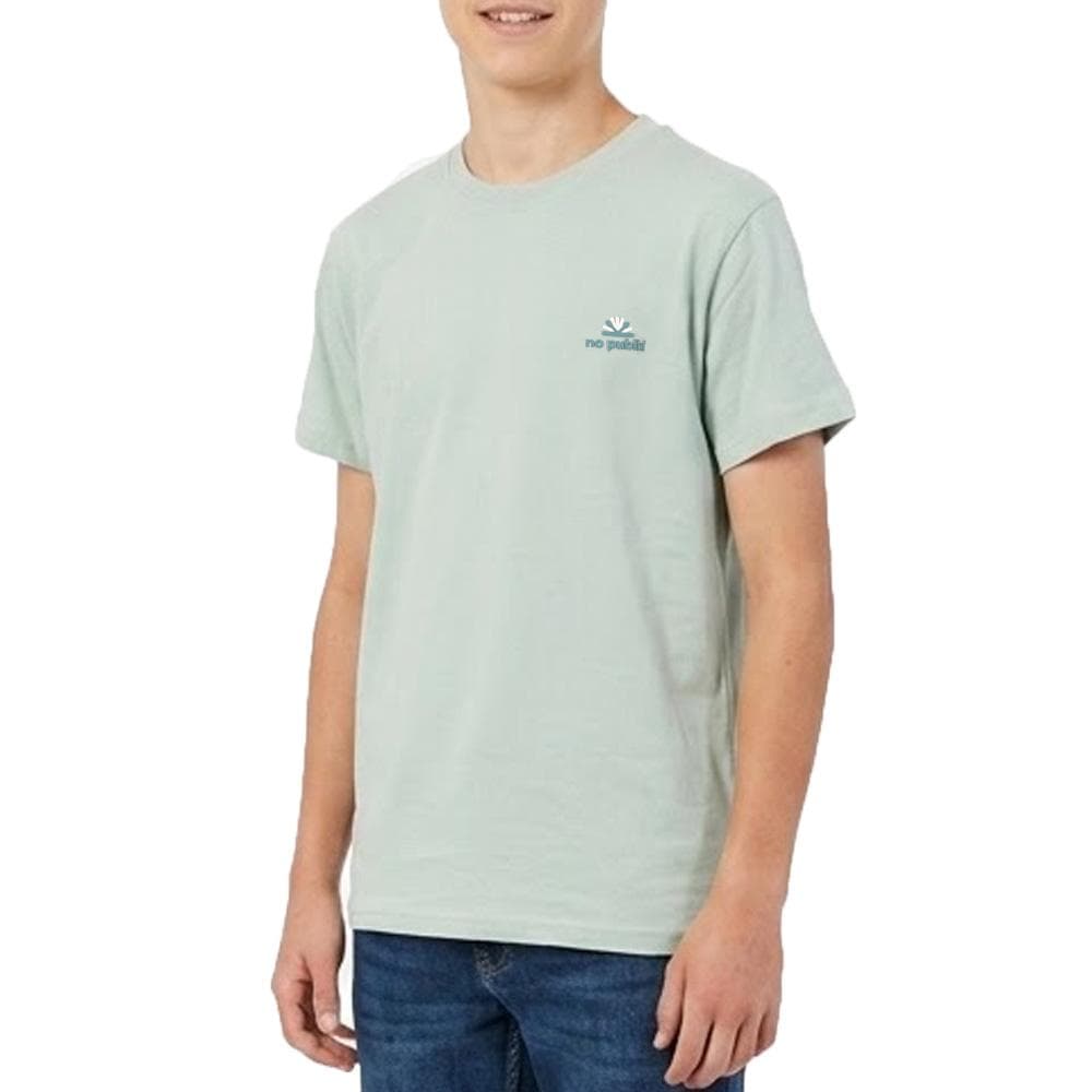 T-Shirt Vert d'eau Garçon No Publik Littles 1