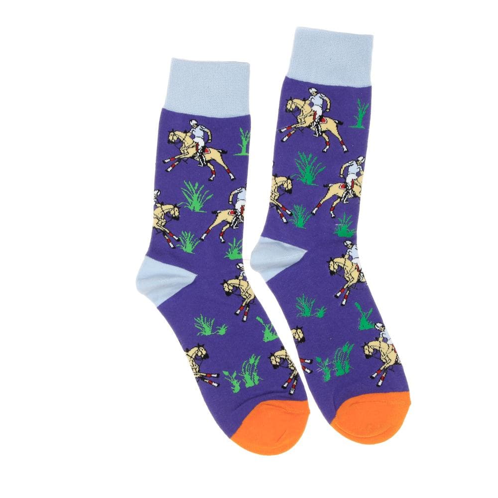 Chaussettes Bleu Mixte Stella Green Cheval 1