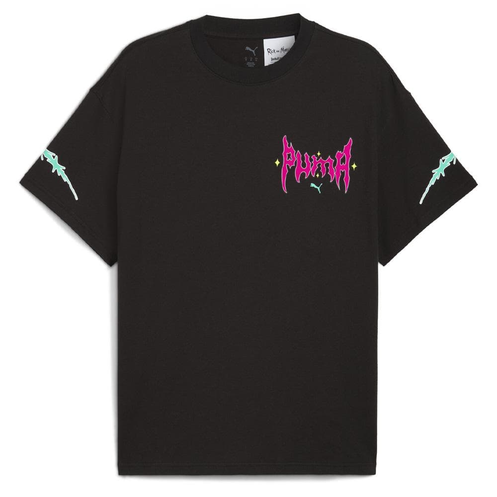 T-Shirt Noir Homme Puma Hoops X Rick And Morty 1