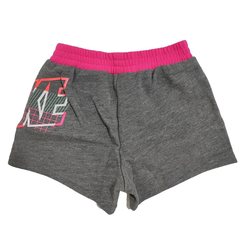 Short Gris/Rose Fille Nike Printed 2