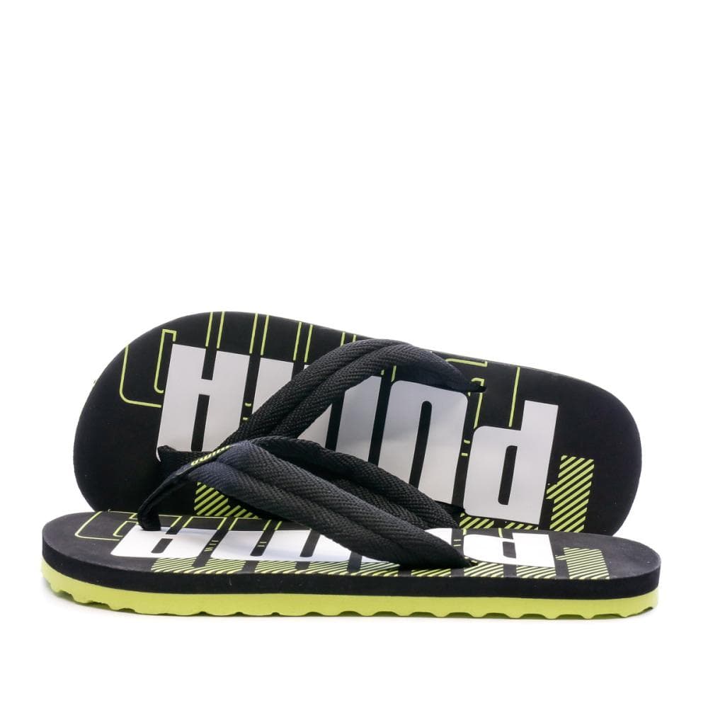 Tongs Noir/Vert Enfant Puma V2 Power 1