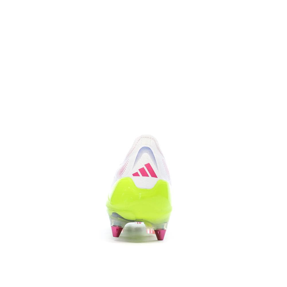 Chaussures de Foot Blanc/Rose Homme Adidas Predator Elite FT SG 3