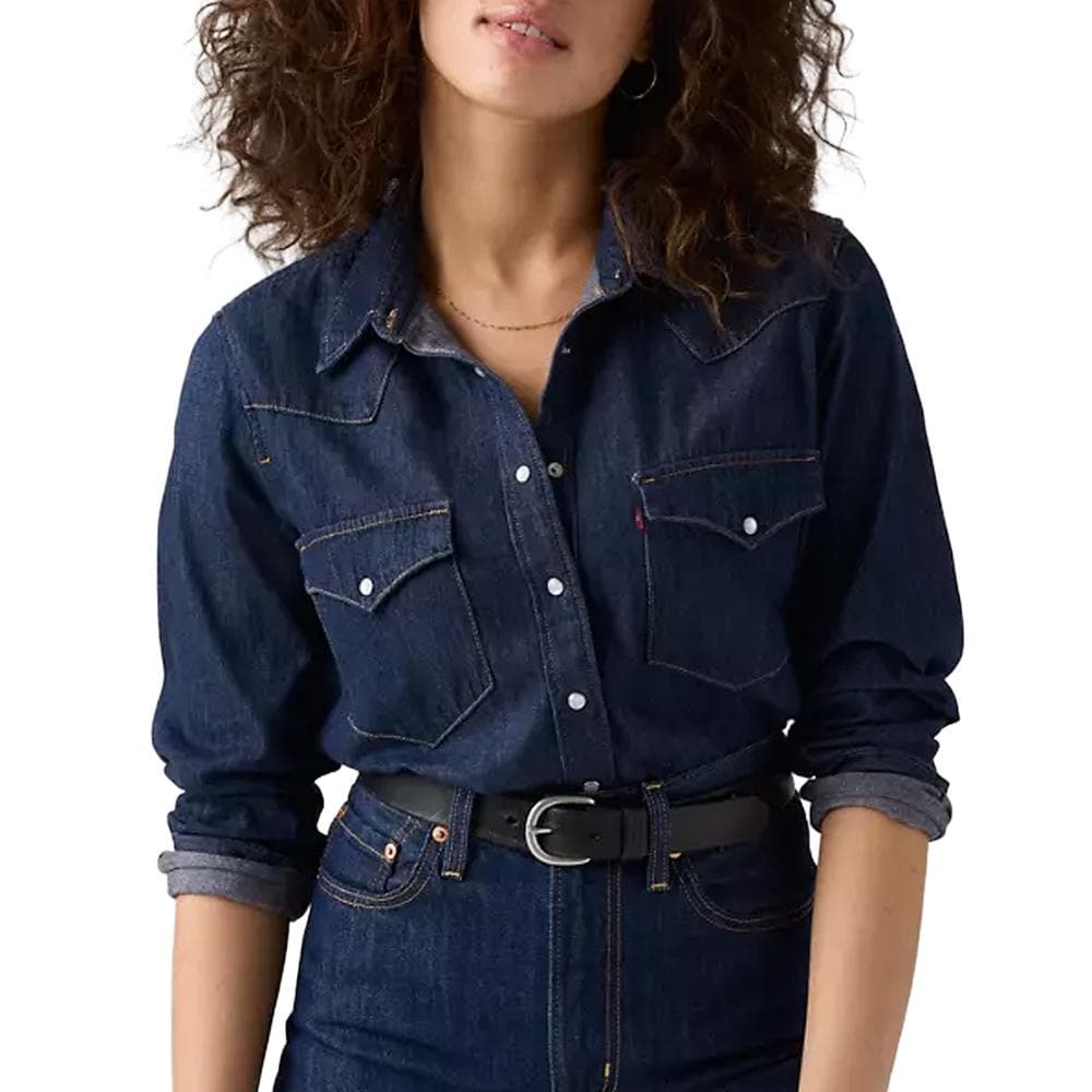 Chemise Bleu Brut Femme Levi's The Ultimate Western 1