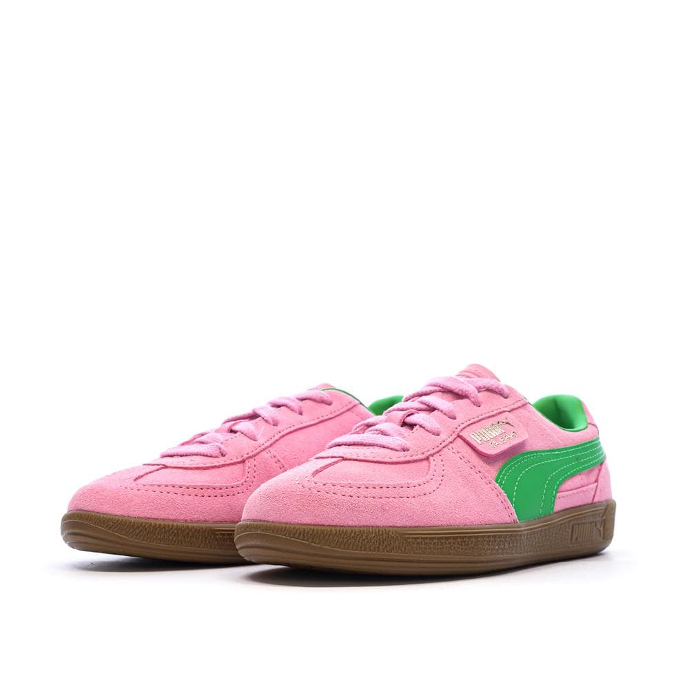 Baskets Rose/Vert Fille Puma Palermo Special PS 7