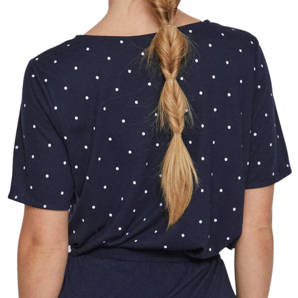 T-shirt Marine à pois Femme Vila Mooney 2