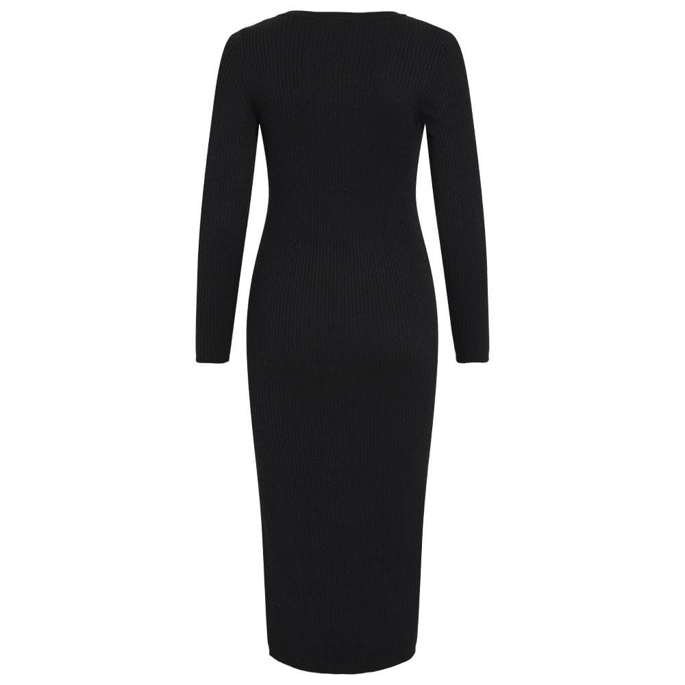 Robe Longue Noir Femme Vila Nelly 3