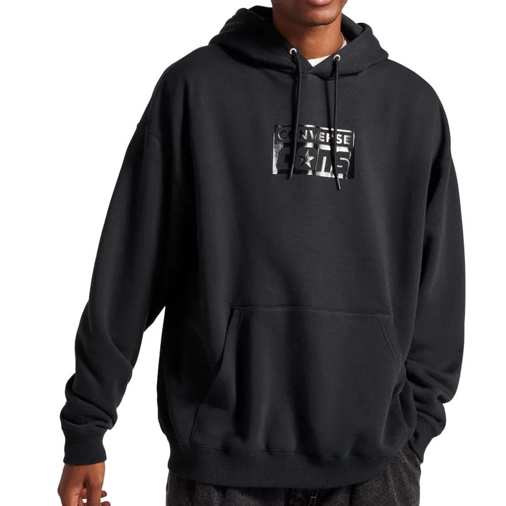 Sweat Noir Homme Converse Cons Hoodie 1
