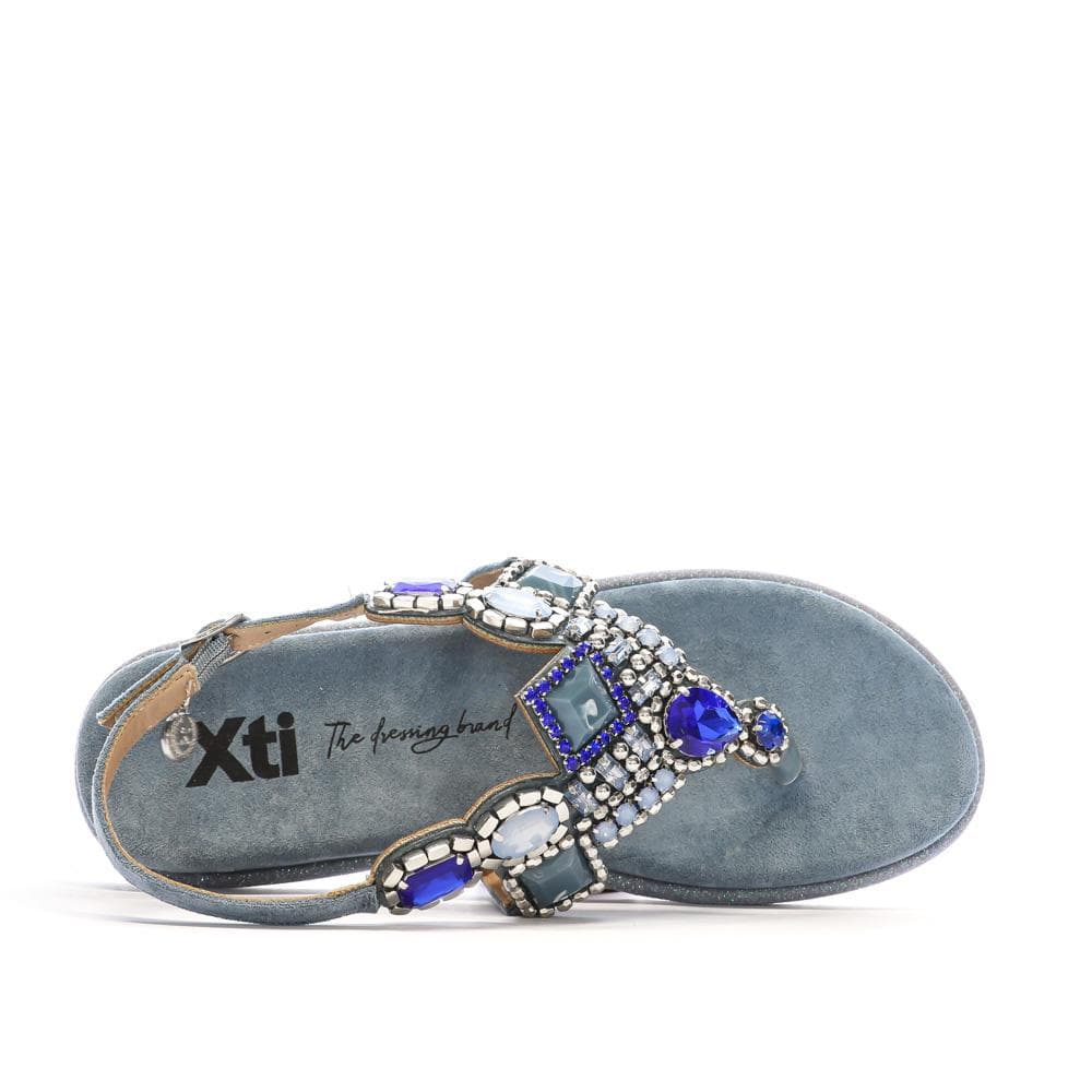 Sandales Bleu à Bijoux Femme XTI 144017 4