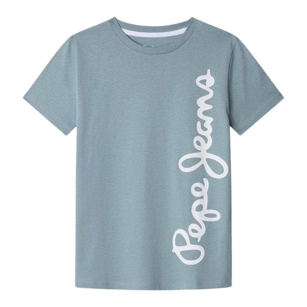 T-shirt Bleu Garçon Pepe Jeans Waldo 1