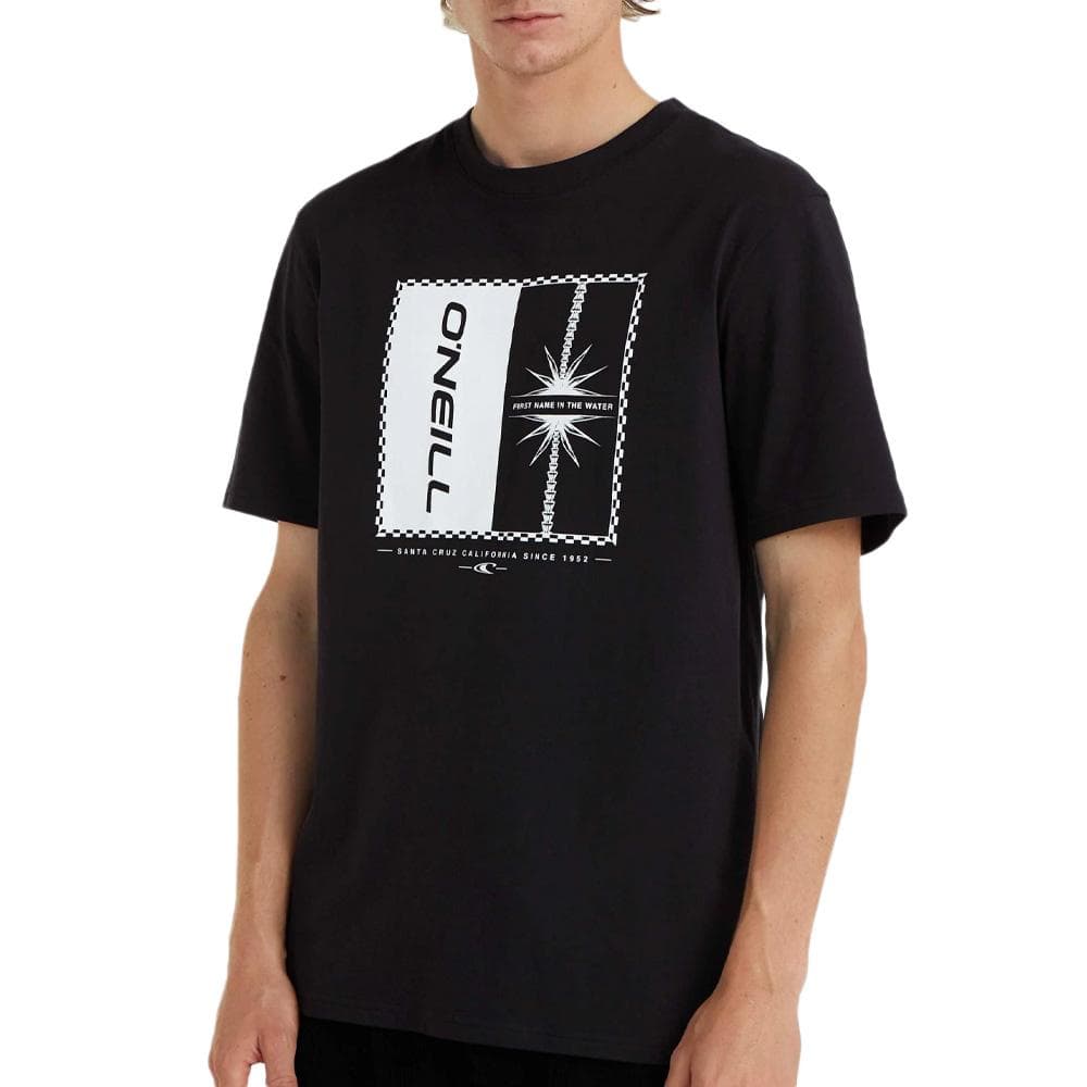 T-Shirt Noir Homme O'Neill Mix & Match 1