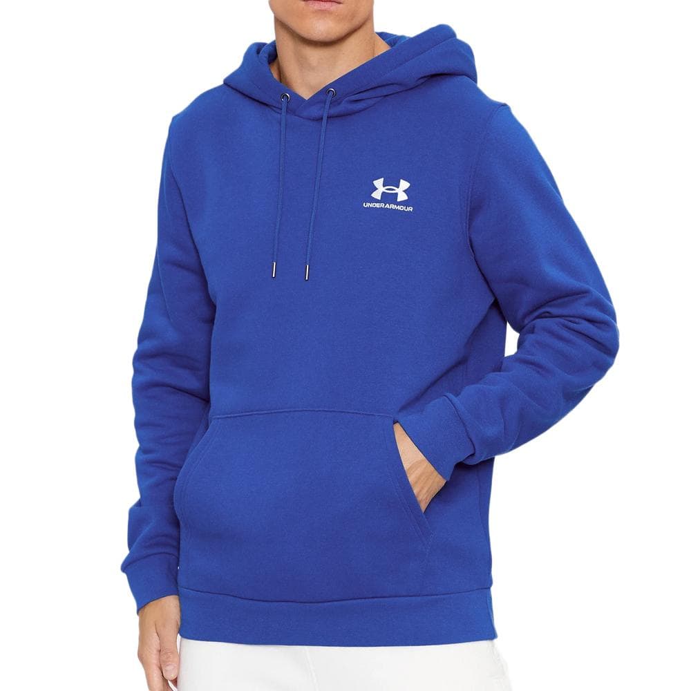Sweat à Capuche Bleu Homme Under Armour Essential Fleece Hoodie 1
