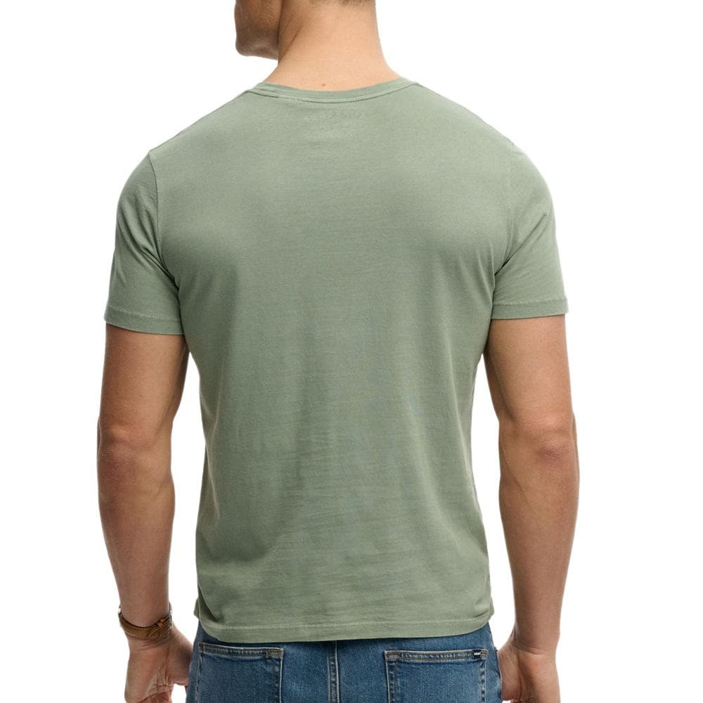 T-Shirt Vert Homme Superdry Classic Essential 12 2