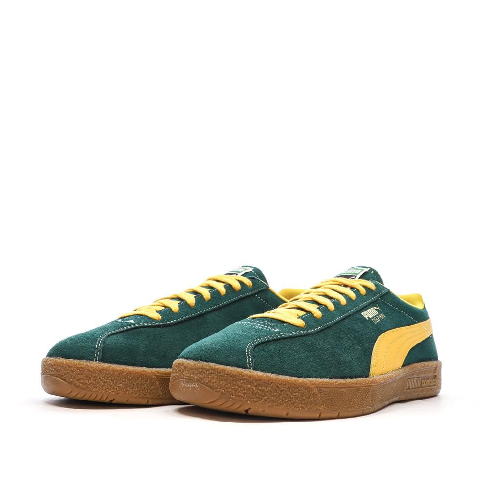 Baskets Vertes/Oranges Homme Puma Delphin 6