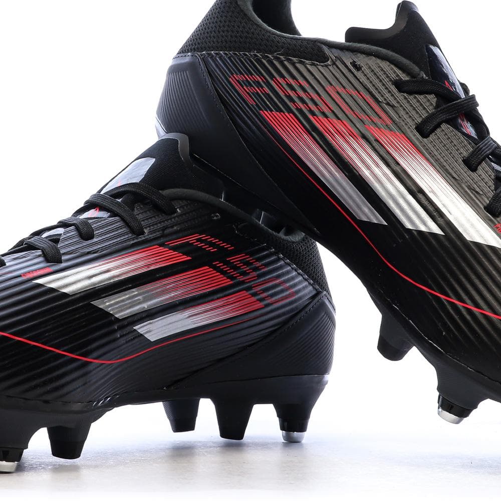 Chaussures de Foot Noir/Rouge Homme Adidas F50 League SG 7