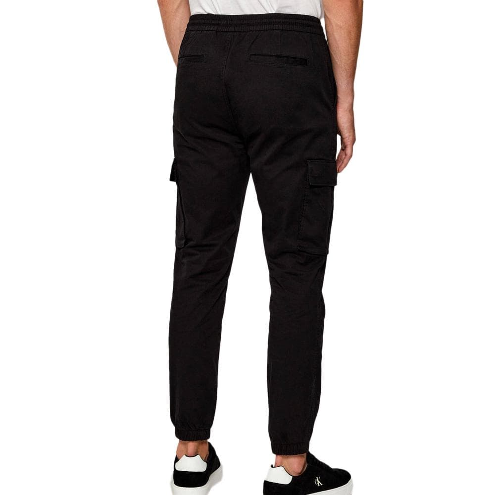 Pantalon Cargo Noir Homme Calvin Klein Jeans Skinny Comfort Cotto 2