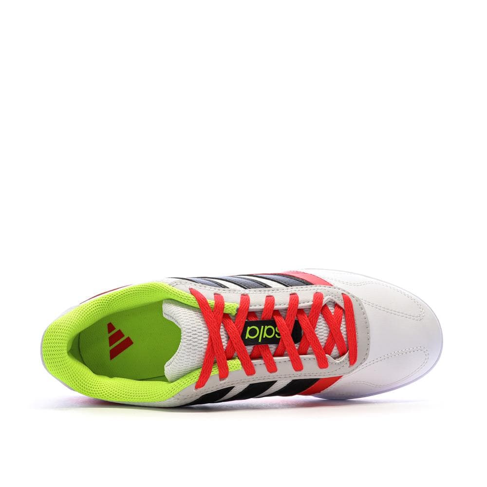 Chaussures de Futsal Blanc/Rouge Homme Adidas Super Sala III 4
