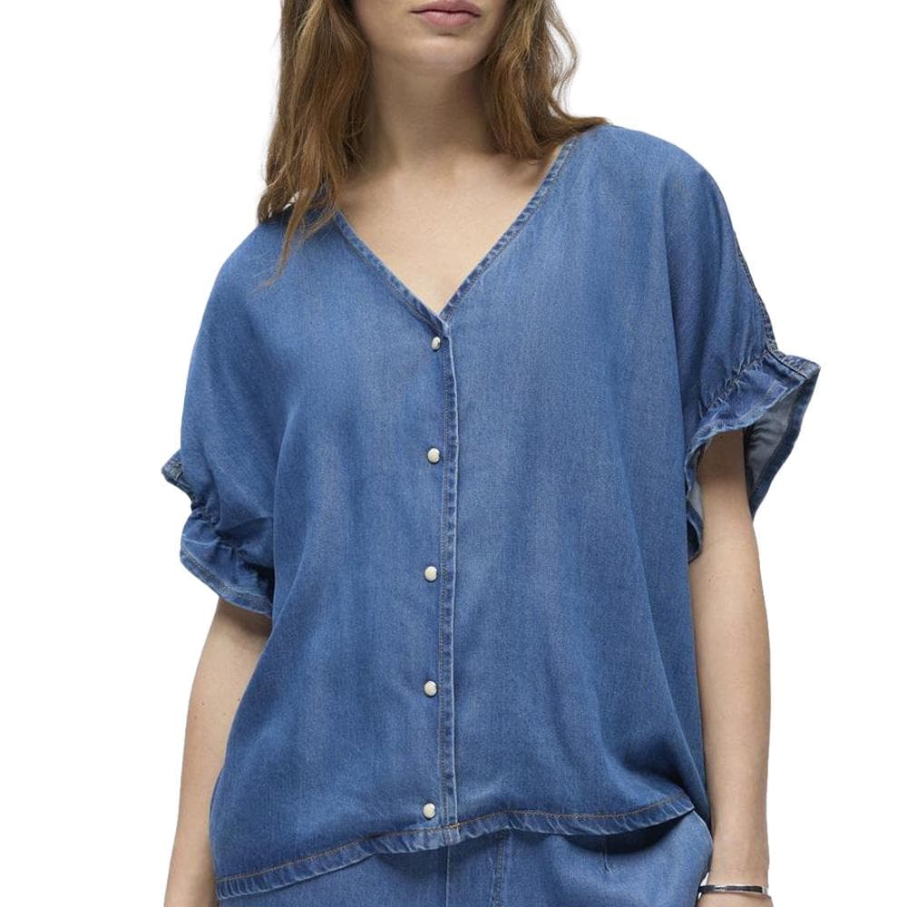 Blouse fluide Bleu femme Vero Moda Frame 1
