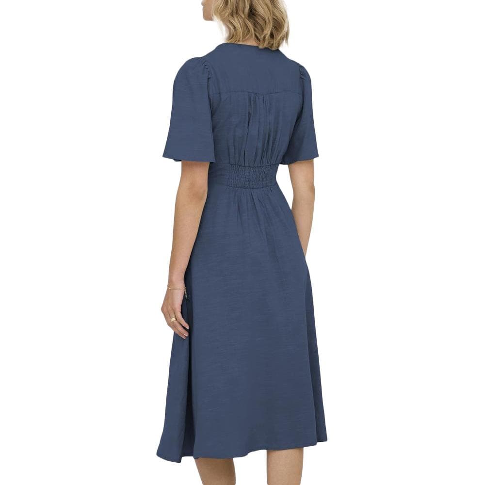 Robe Bleu Femme JDY Nora 2/4 Midi 2