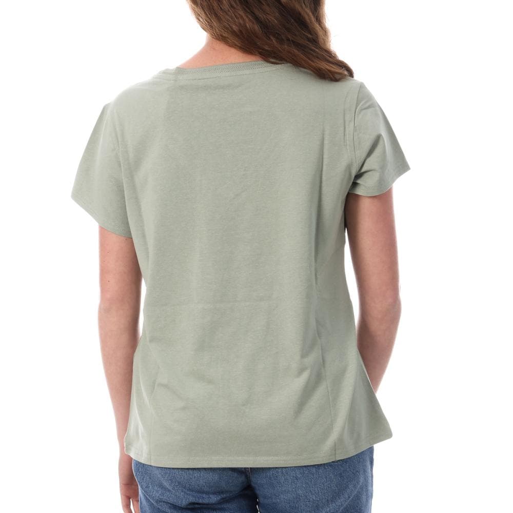 T-shirt Vert Femme Teddy Smith Mia 2