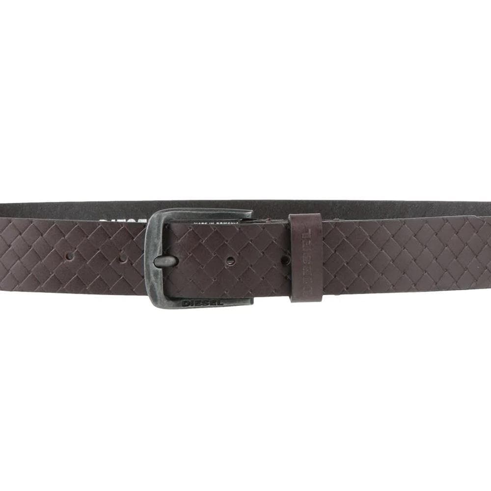 Ceinture Texturée Marron Homme Diesel Basic Belt - T 2